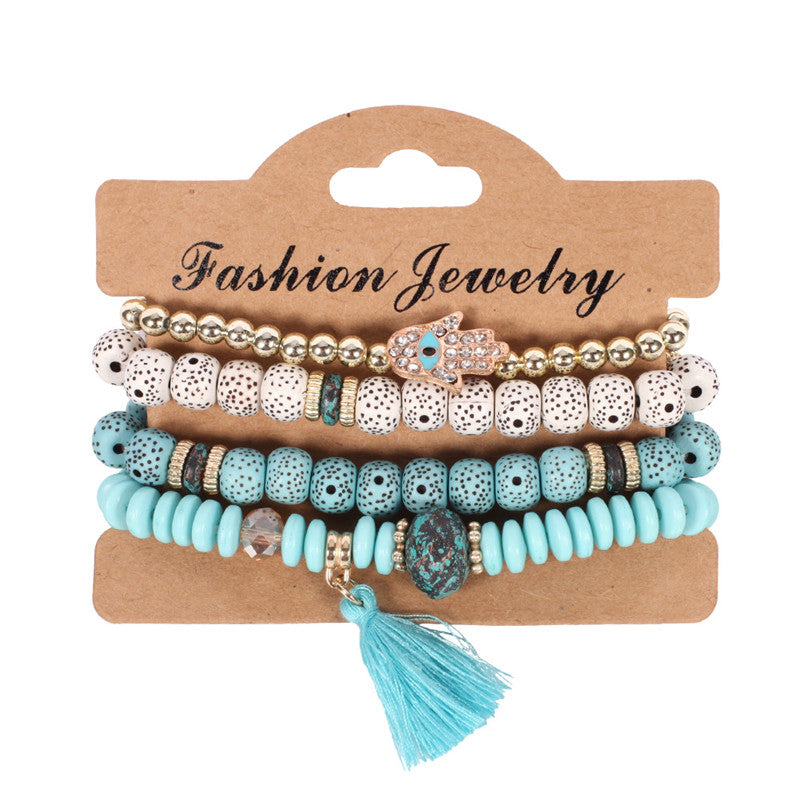 Tassels Show Culture Calm Bracelet Set