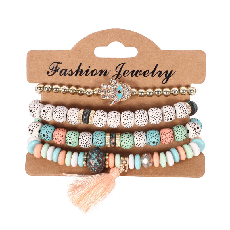 Tassels Show Culture Calm Bracelet Set