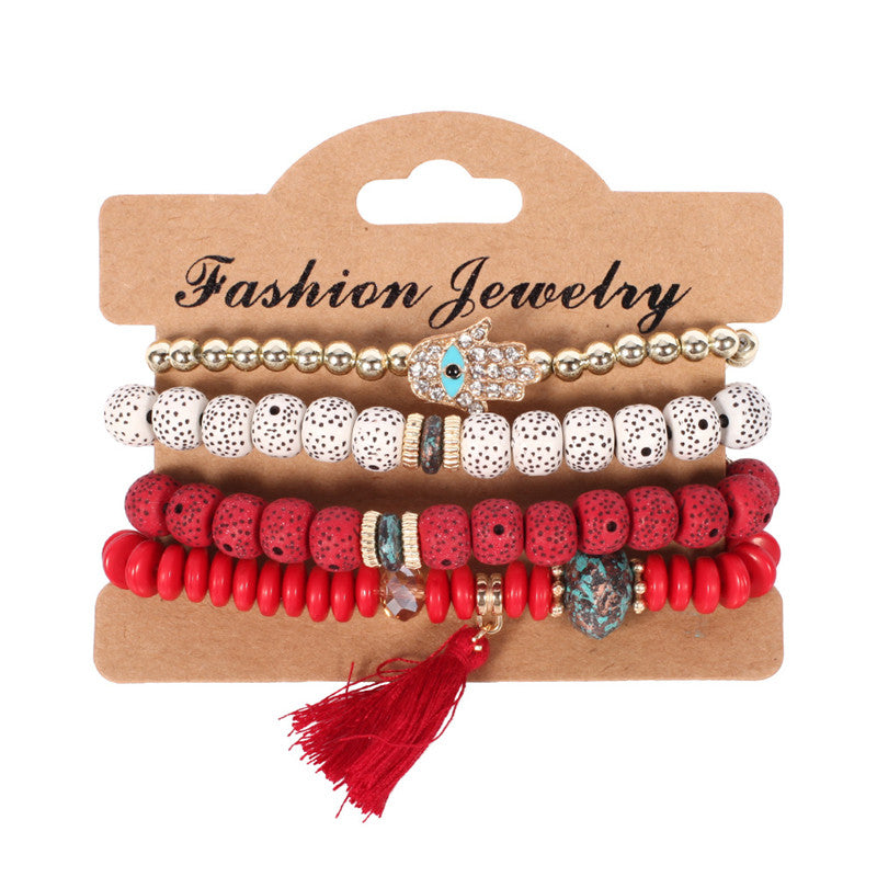 Tassels Show Culture Calm Bracelet Set