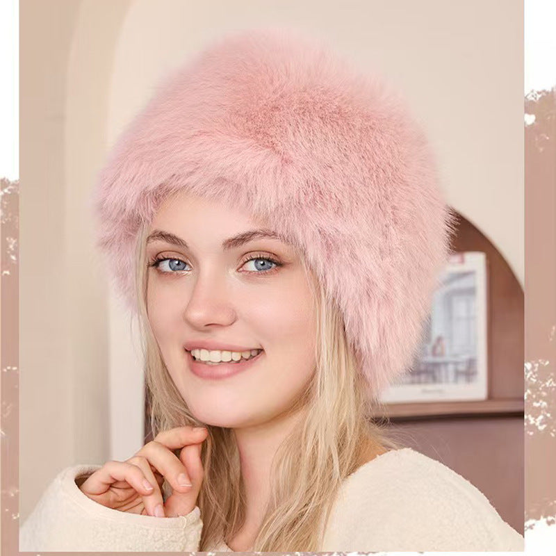 Thickened windproof warm versatile wool hat