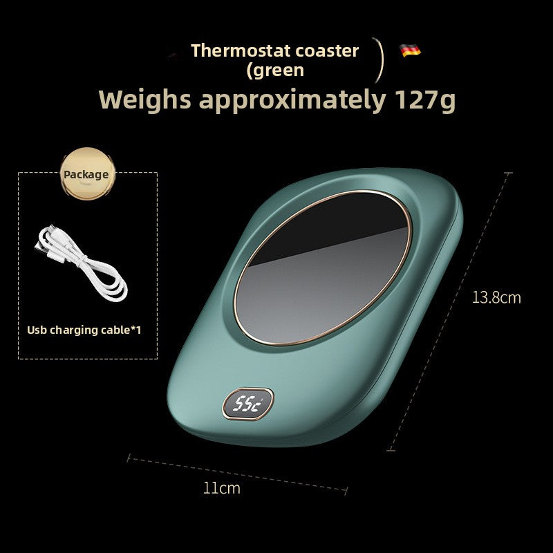 Intelligent constant temperature cup mat heater