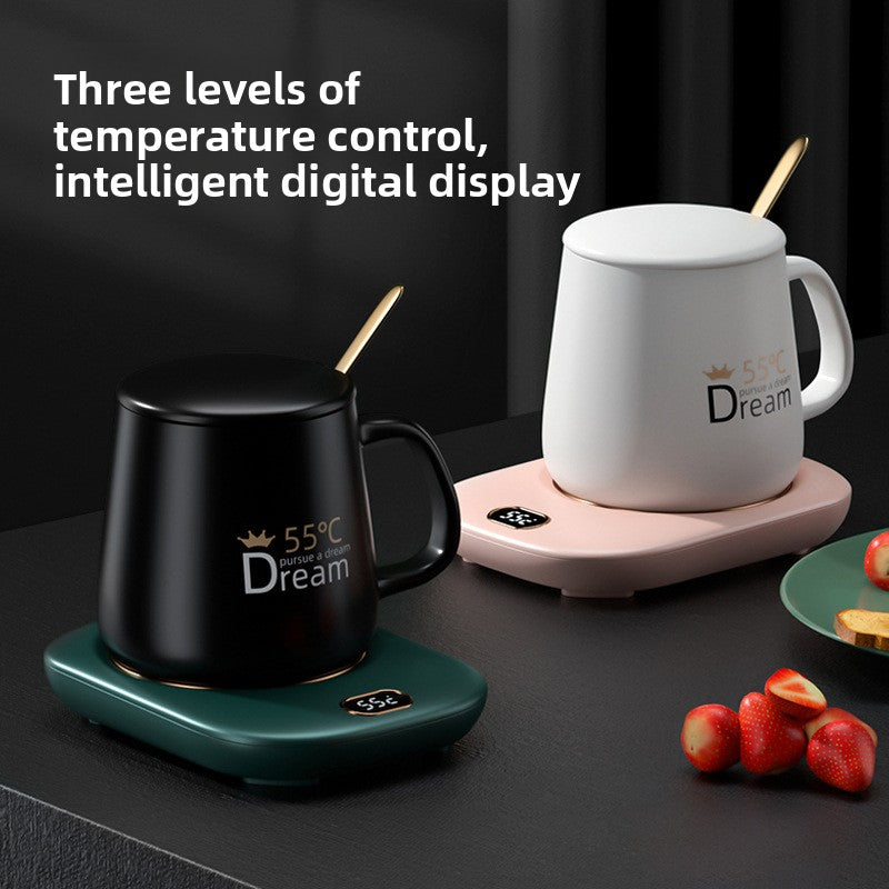 Intelligent constant temperature cup mat heater