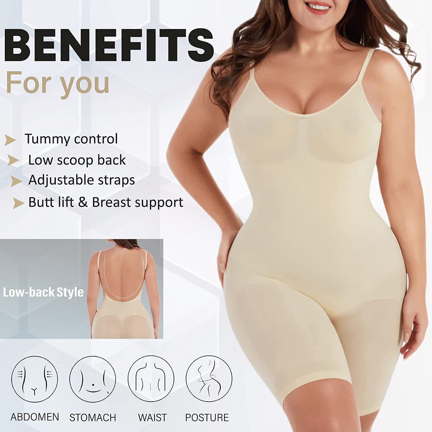 Women's Shapewear Bodysuit Tummy Control