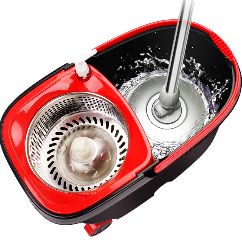 Hand-free Housework Cleaning Utensils Wet And Dry Mop Bucket