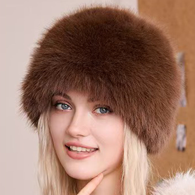 Thickened windproof warm versatile wool hat